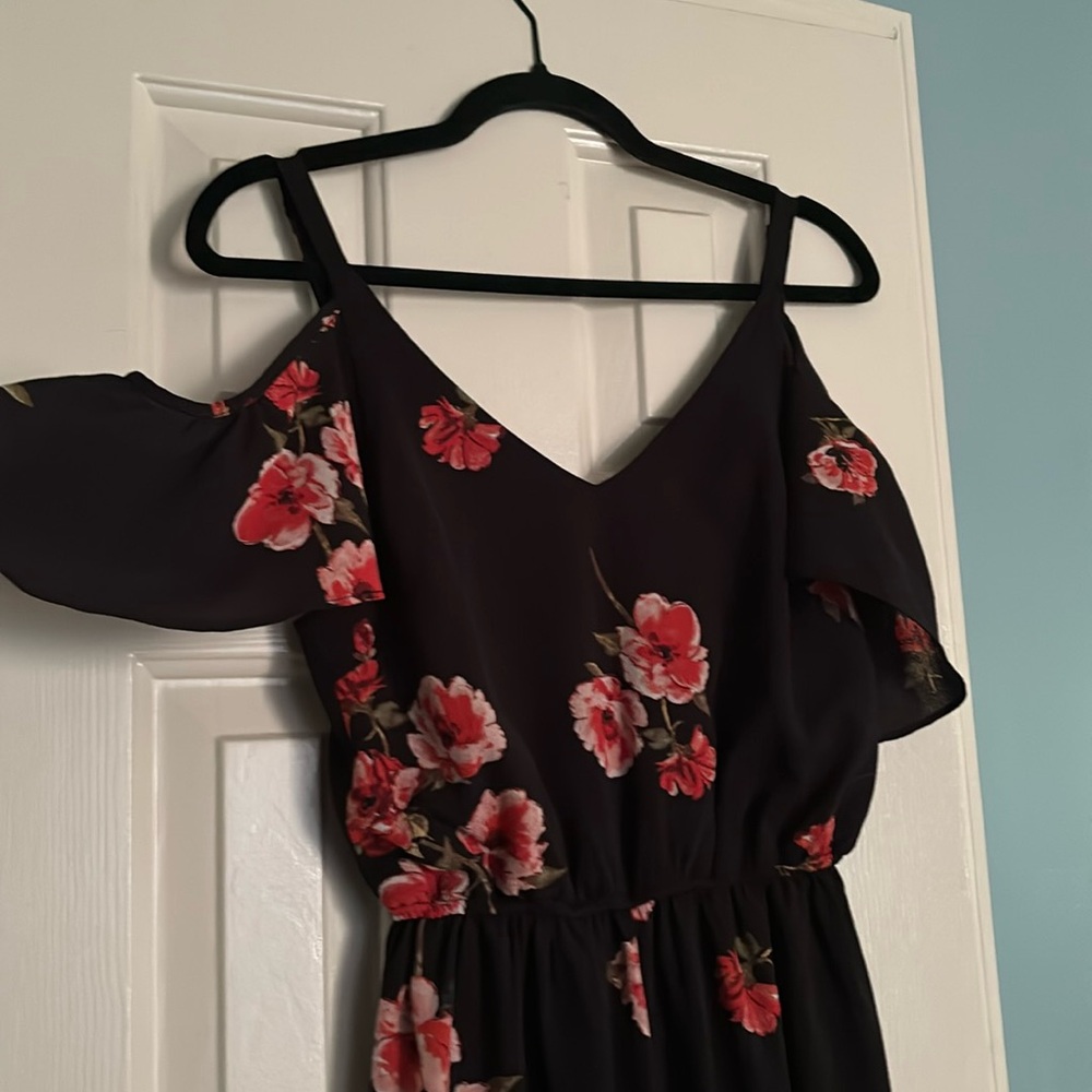 Jumpsuit with off the shoulder